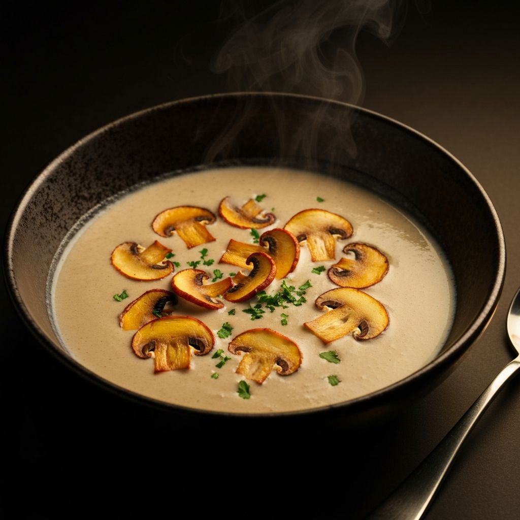 Göbələk şorbası